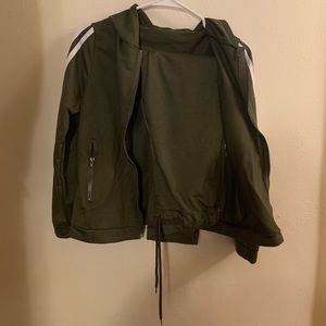 Worn once thin olive jogger set
